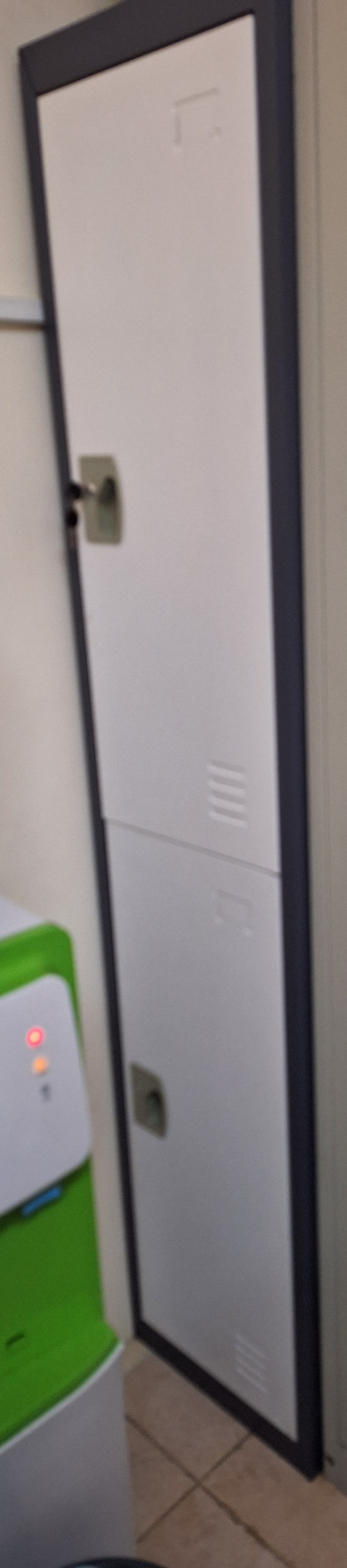Steel single door cupboard  - Image 3
