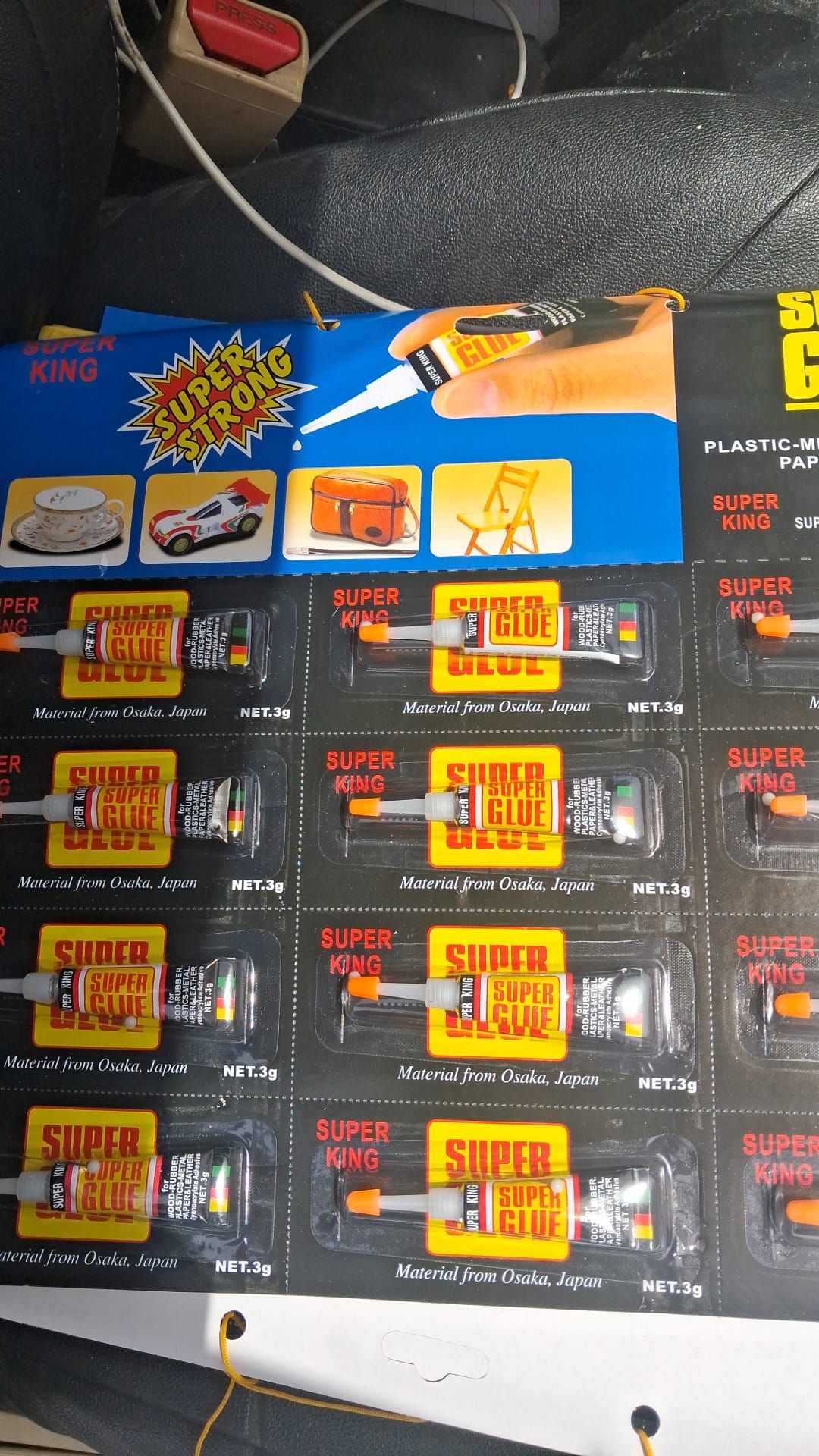 All kinds of stationary items, clear tape, Dut tape, masking tap - Image 4
