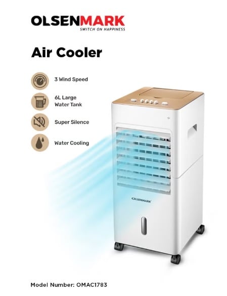 Used Olsenmark  3 Speed Air Cooler For Sale  - Image 5