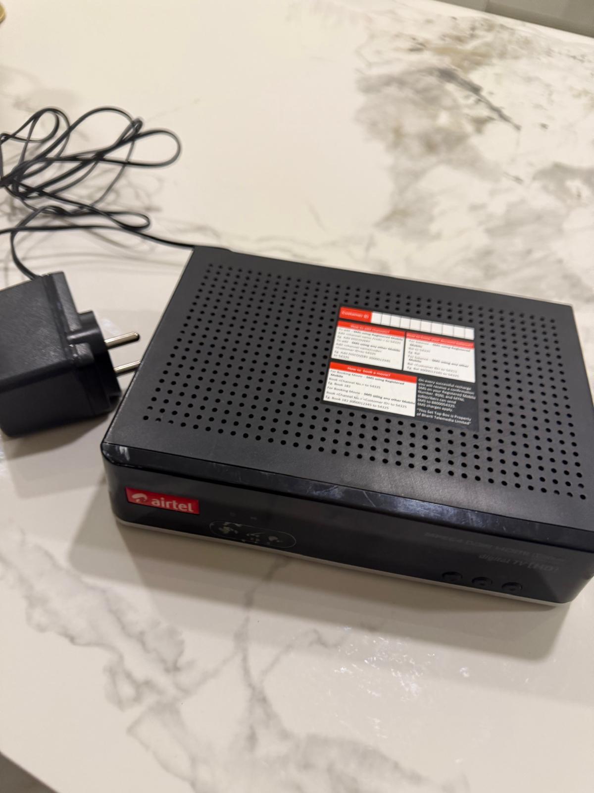 Airtel DTH Set Top Box with Outdoor dish in Al Khor - Image 2