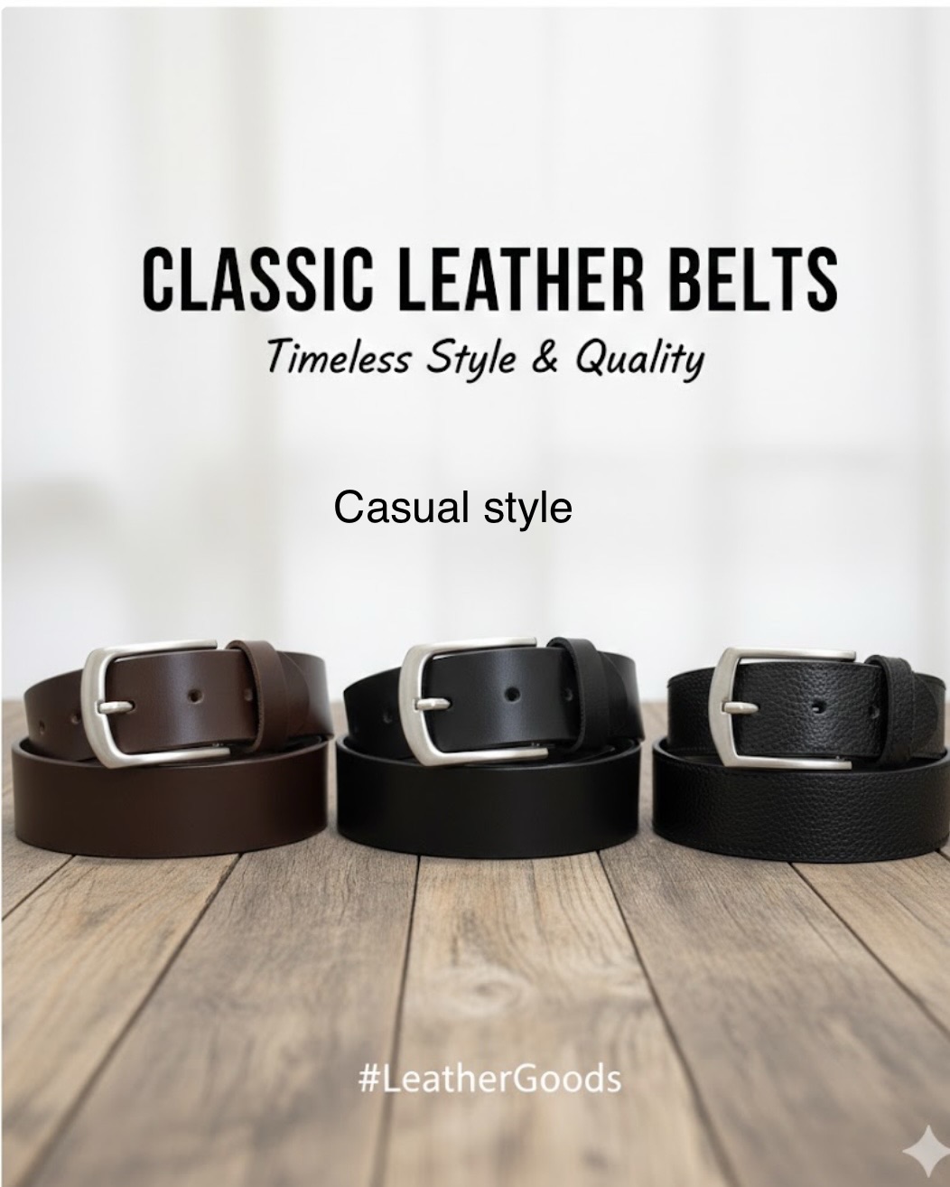Genuine Leather Belts - Image 1