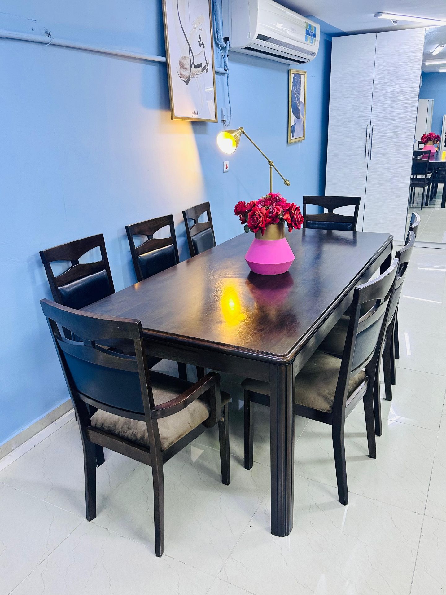 💥Like new condition Homecenter brand 8 chair dining table for sell - Image 7