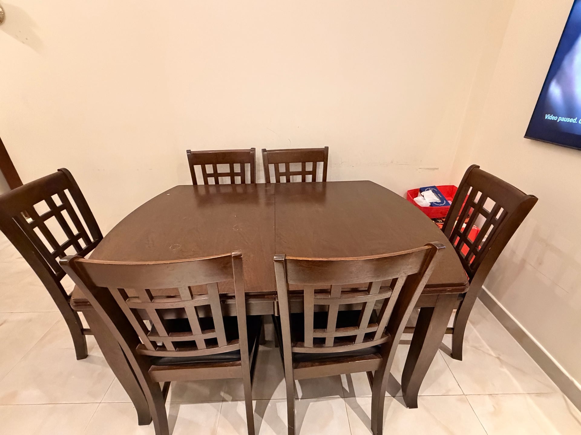 Dinning table and chair - Image 1