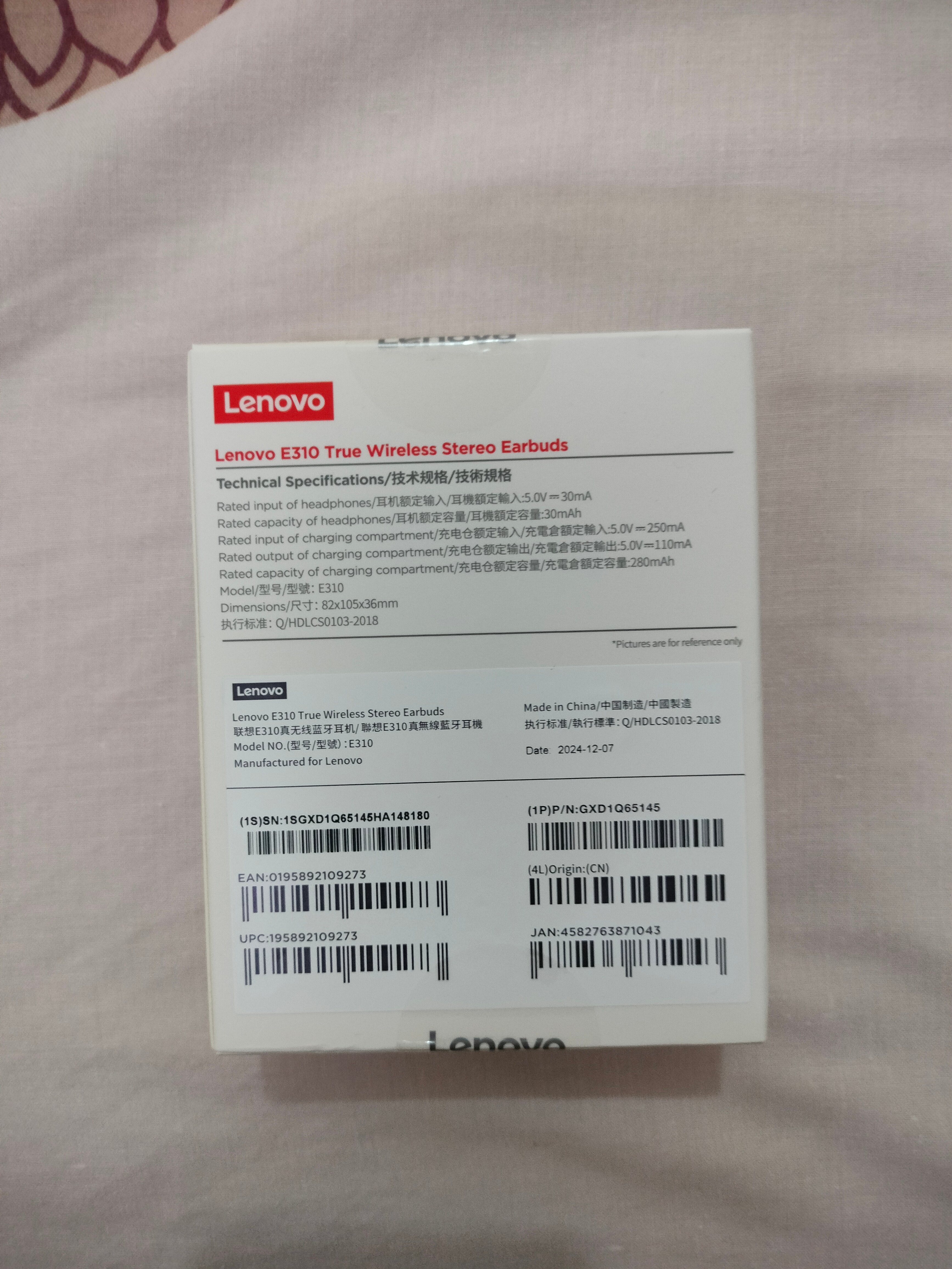 Lenovo original earbuds for sale - Image 2
