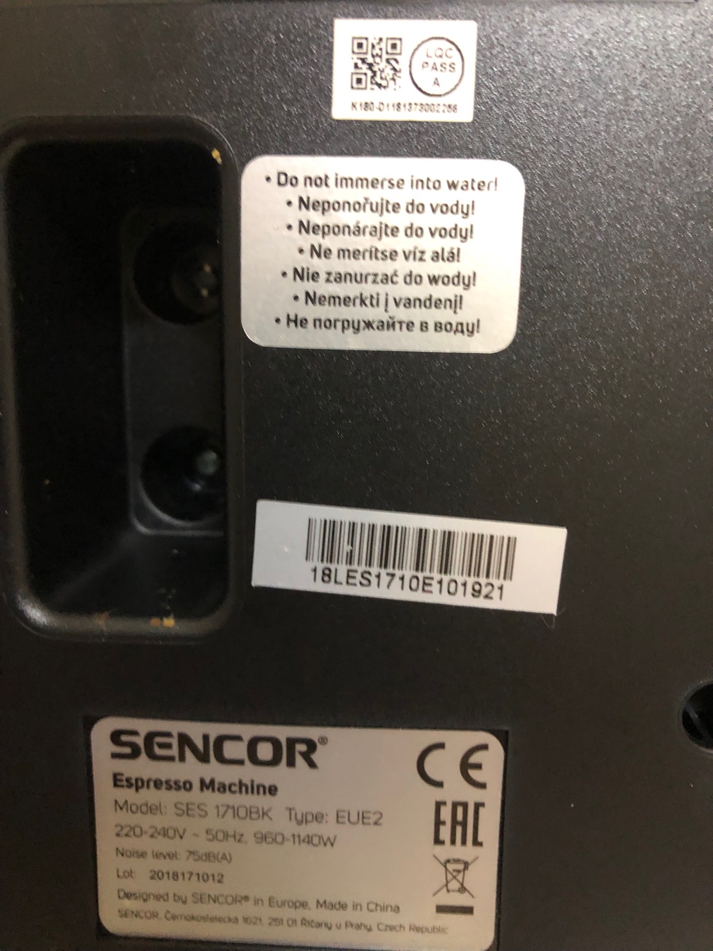 SENCOR ESPRESSO MACHINE  - Image 7
