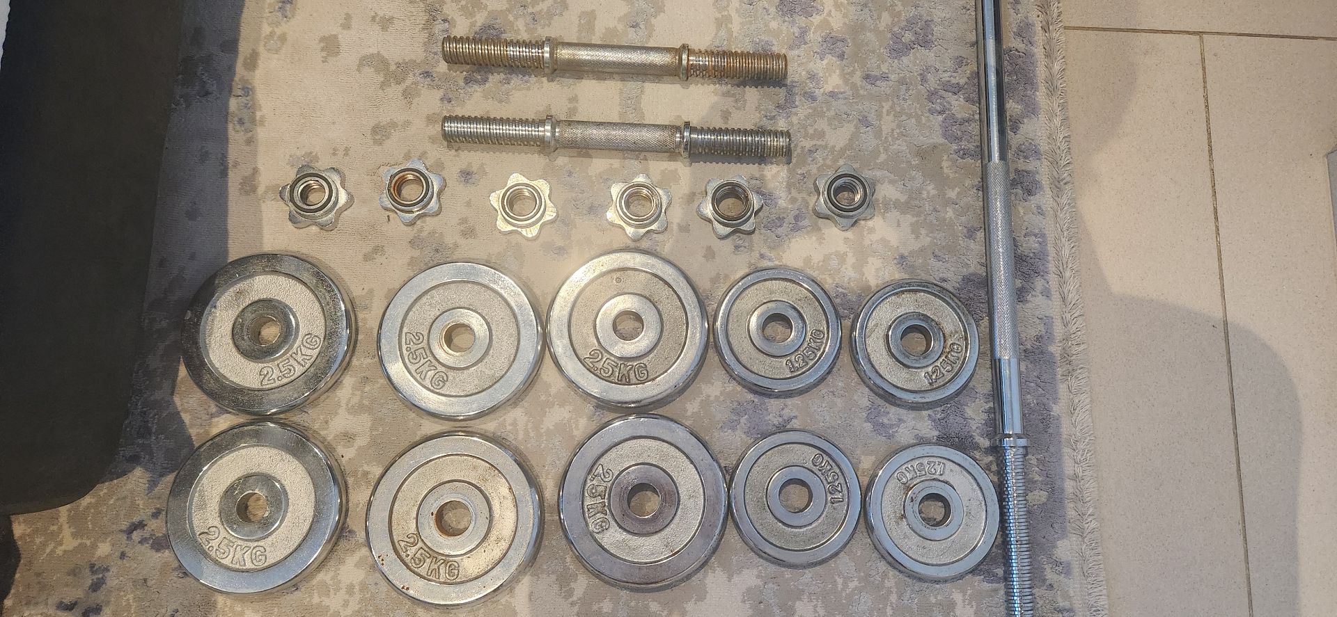 Free weights + 2 bars - Image 1