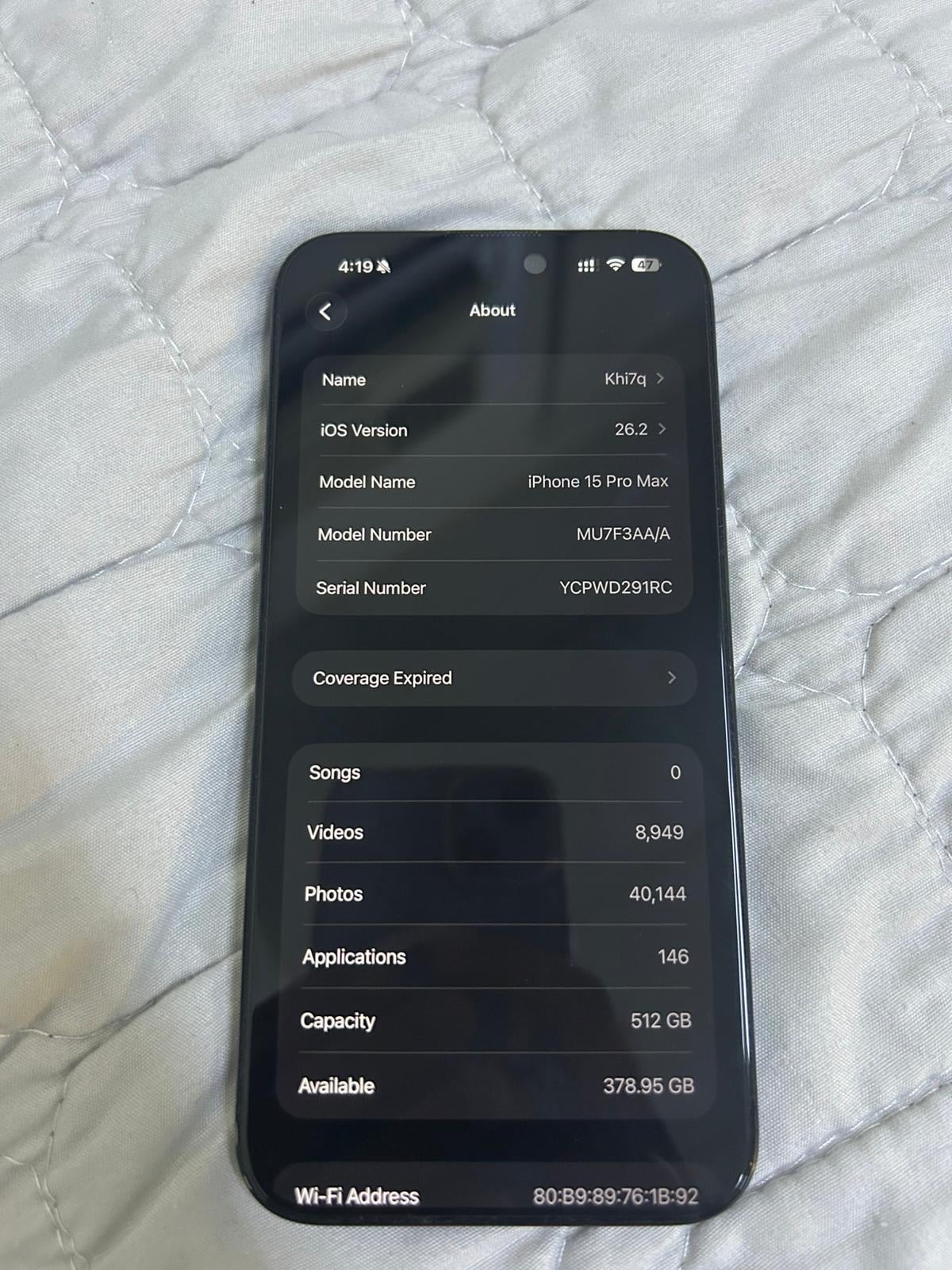 15 pro max 512gb - Image 1
