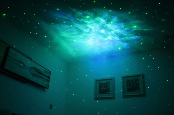Galaxy star projector sitting astronaut - Image 3