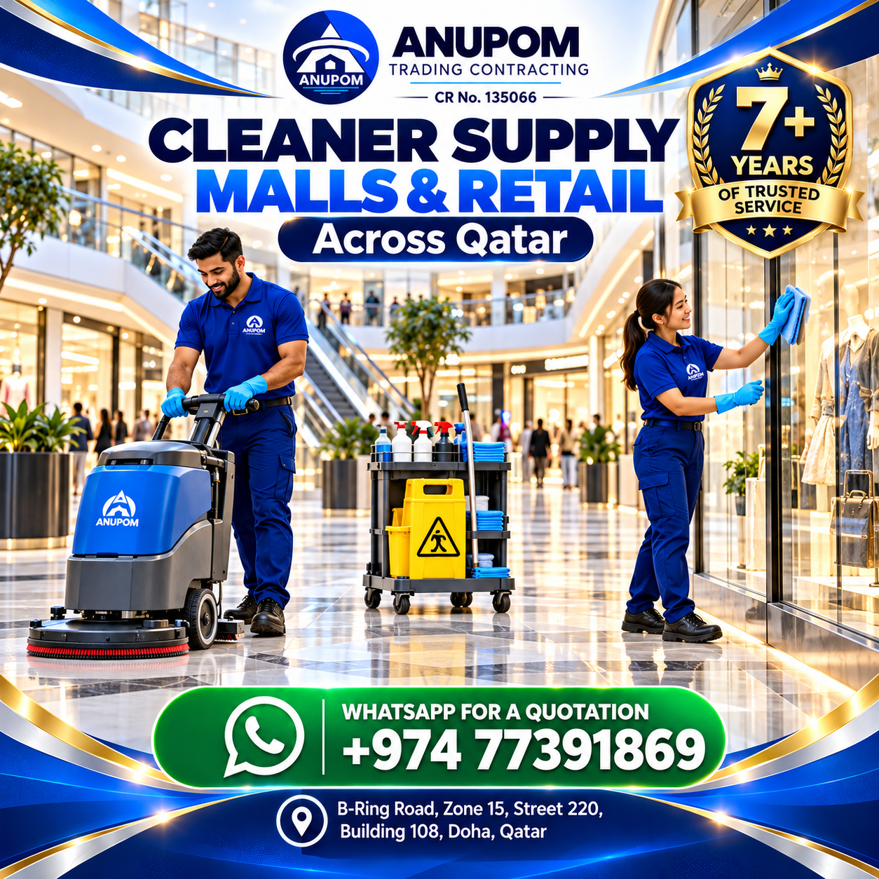 Cleaner Supply Across Qatar | 7+ Years of Trusted Service - Cleaning & Hospitality