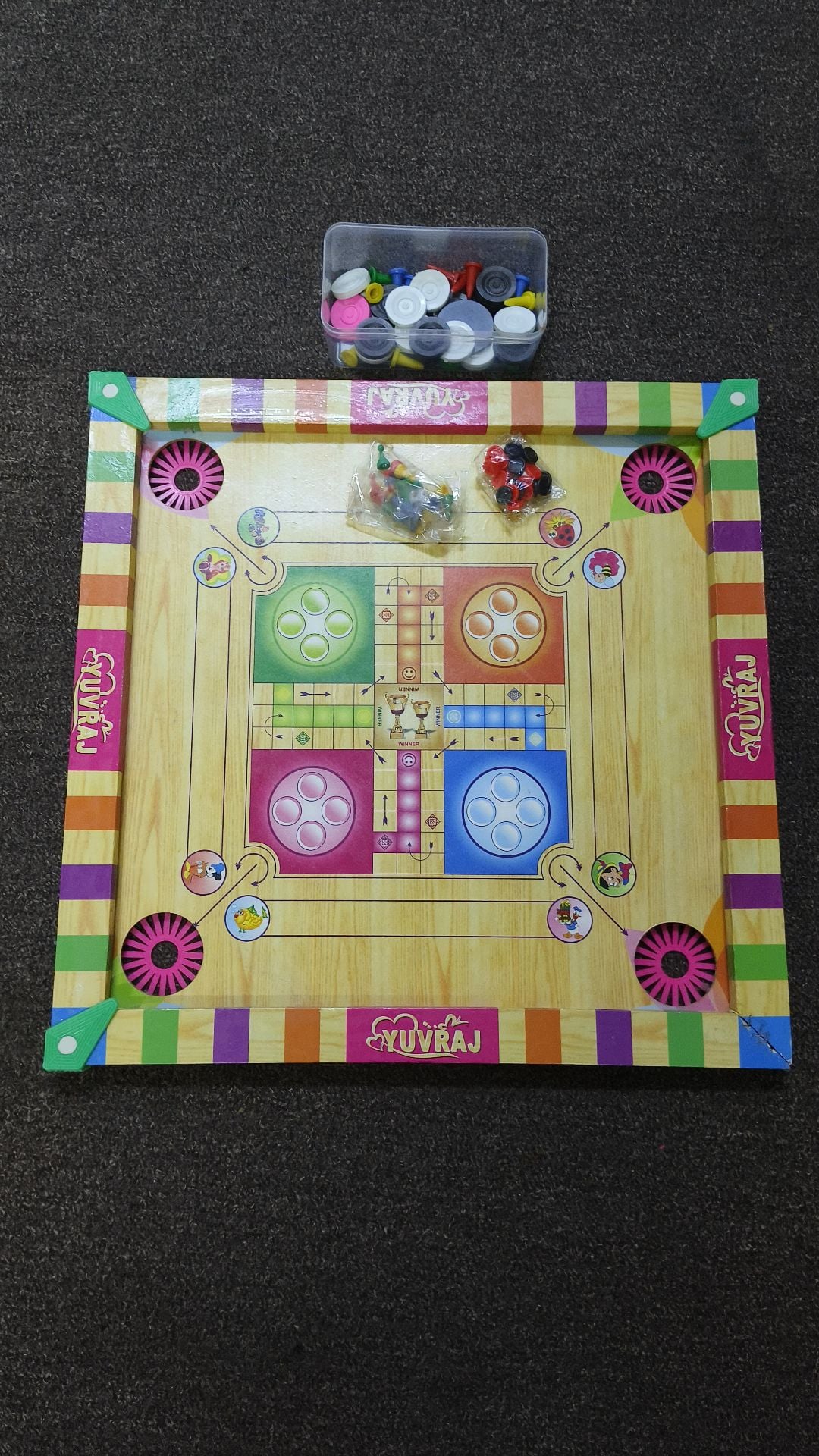 Board games 3  in 1 snake &  ladder , ludoo and carrom  - Image 4