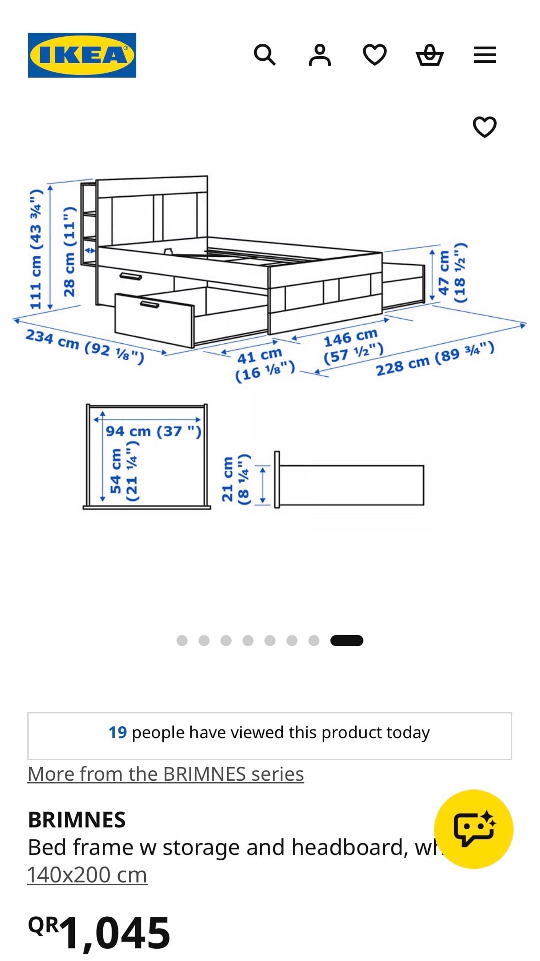 IKEA Queen Size Bed (140cm x 200cm) - 30204999 - Image 4