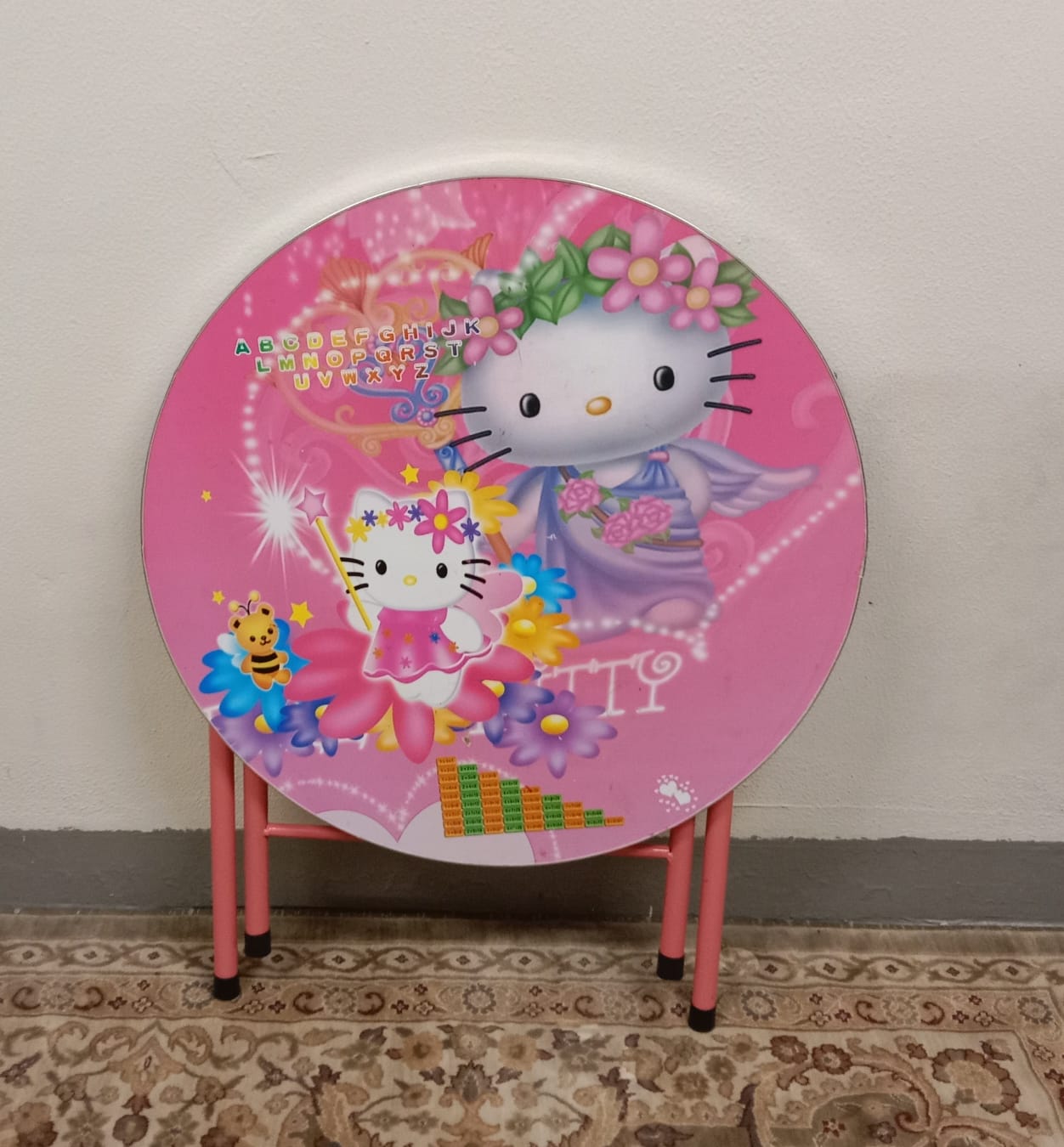 Pink Hello Kitty Kids " Folding Table & Chair " Set - Image 2