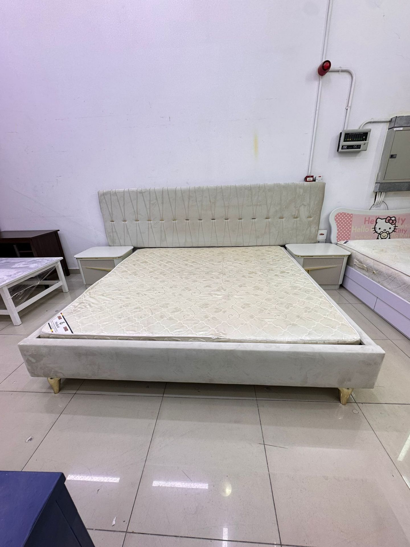 King size bed with mattress  - Image 4