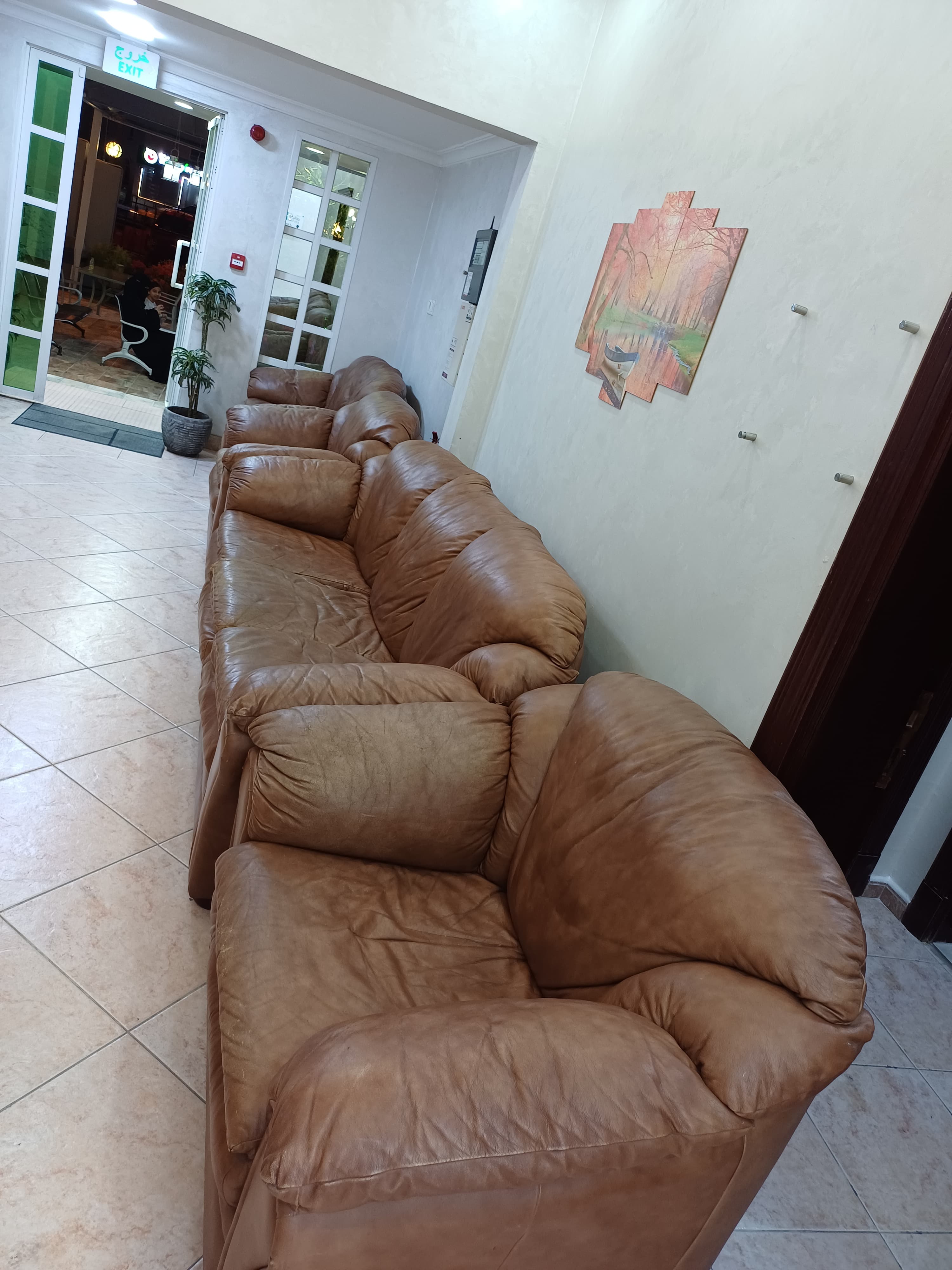 Leather sofa - Image 1