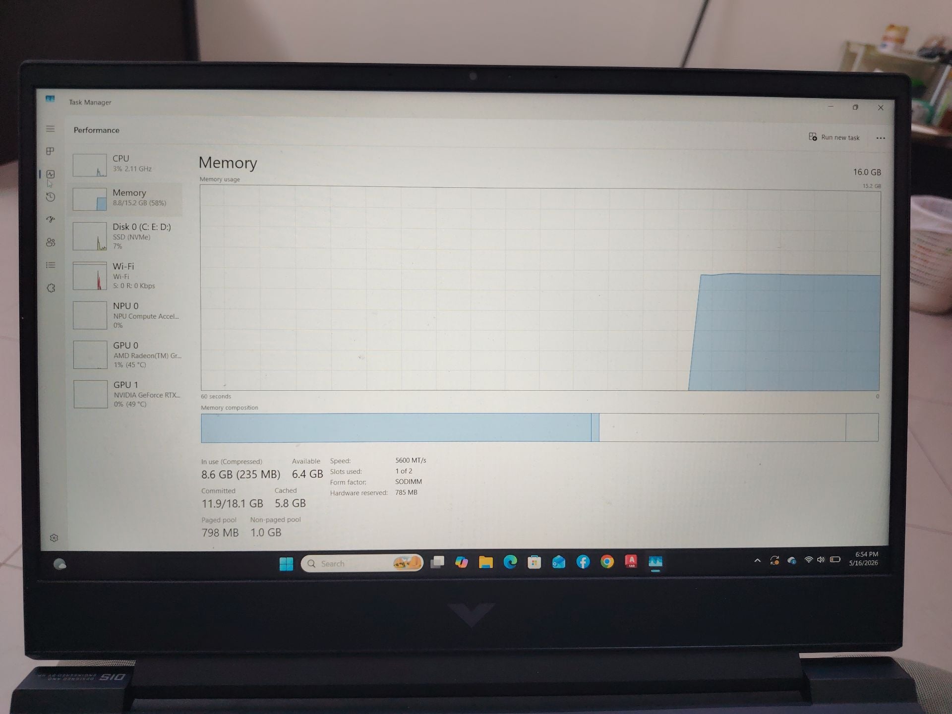 HP Victus Gaming Laptop Ryzen 5 RTX 3050 - Image 1