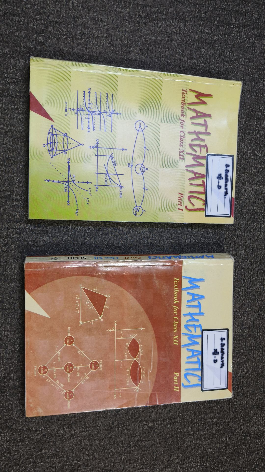 Grade 12 CBSE physics chemistry and math book - Image 1