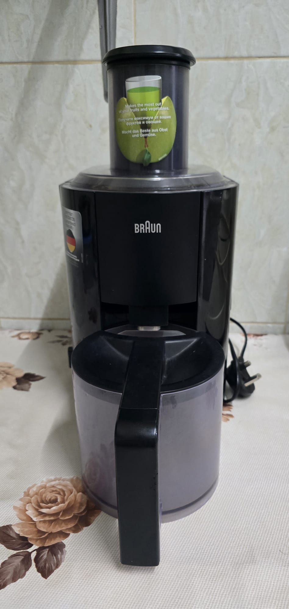 Braun MultiQuick Spin Juicer (Model Type 4292) in excellent condition. - Image 3