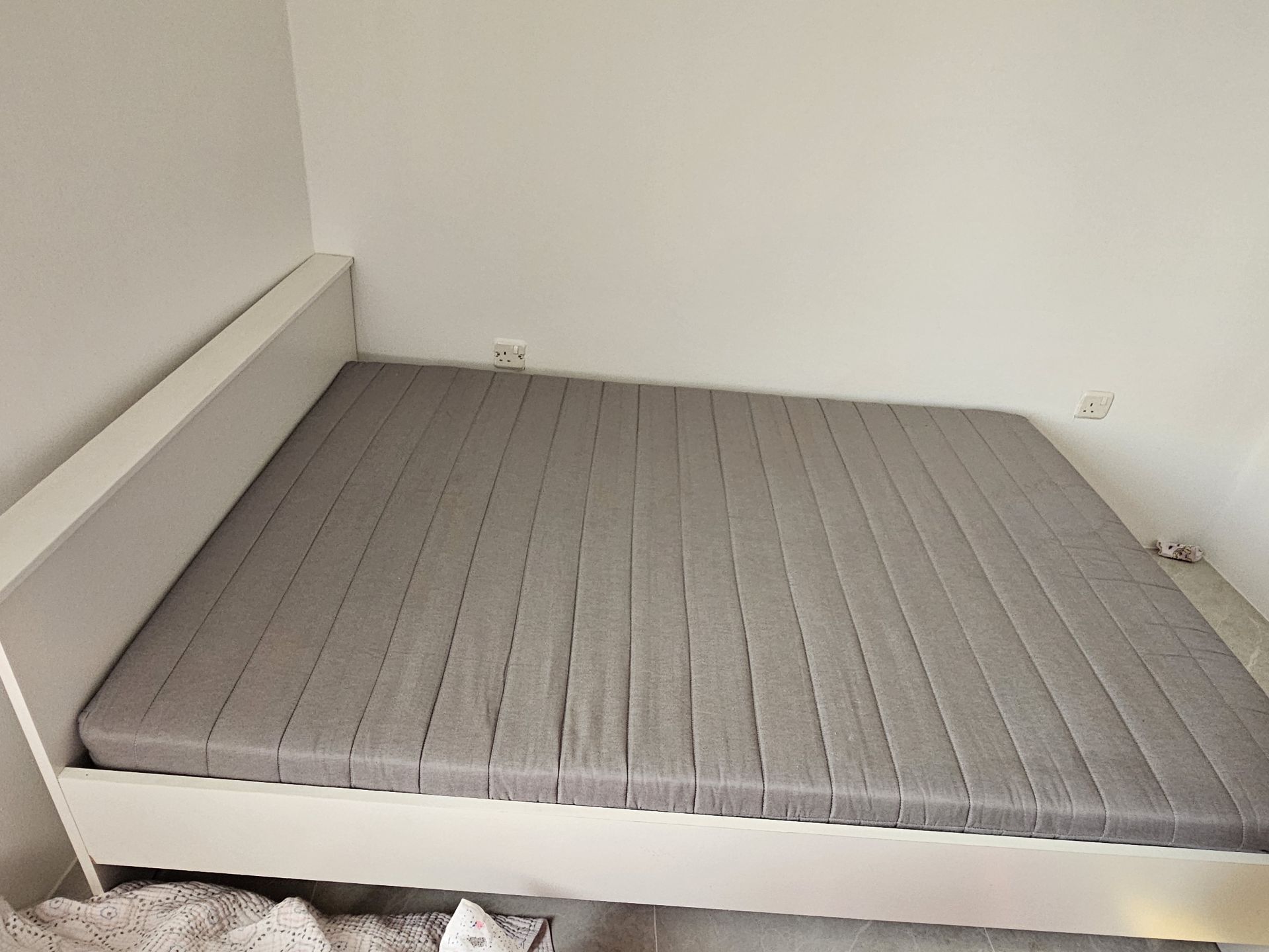 Ikea Full size mattress and bed - Image 1