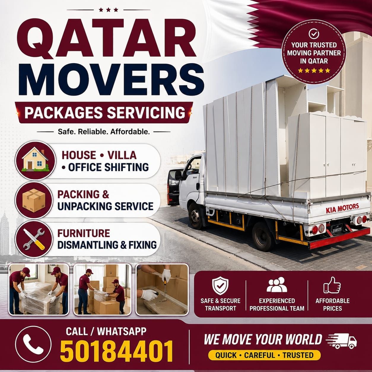 Qatar Moving  Shifting Packaging Service  In Company, - Image 3