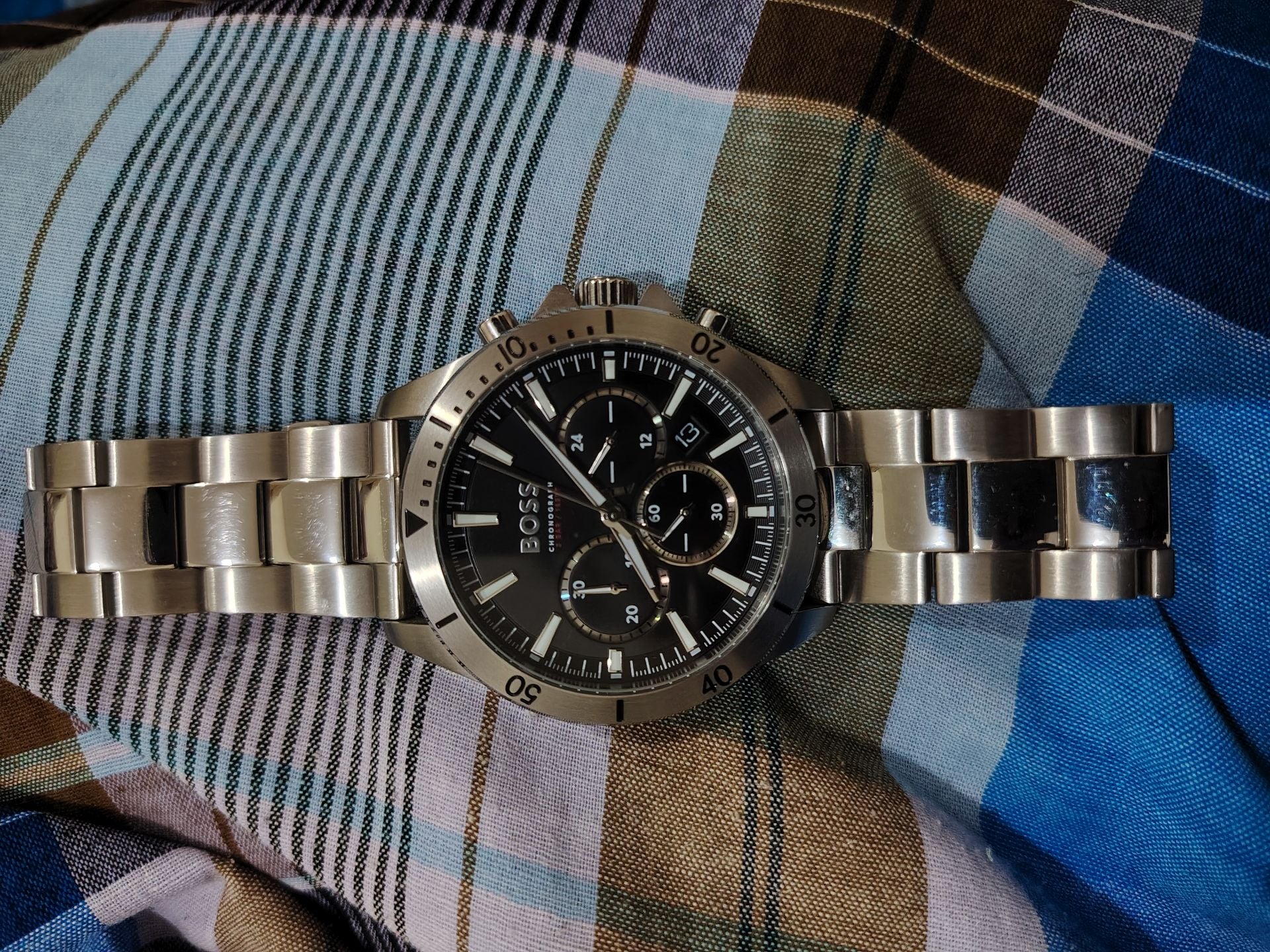 Boss sport steel quartz watch - Image 3