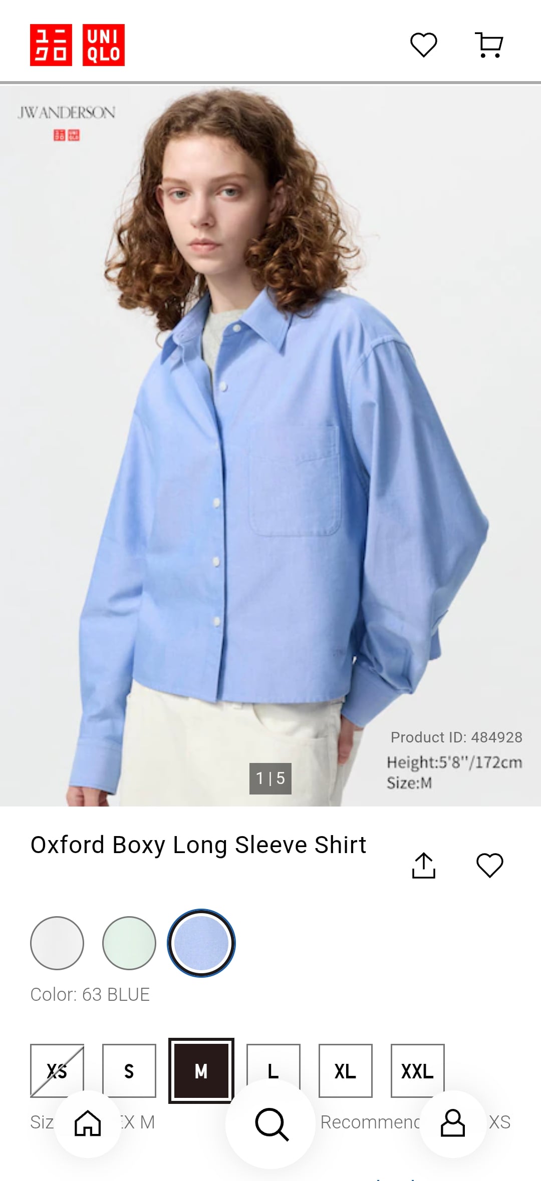 Uniqlo (JWA) Oxford Boxy Long Sleeves - Image 2