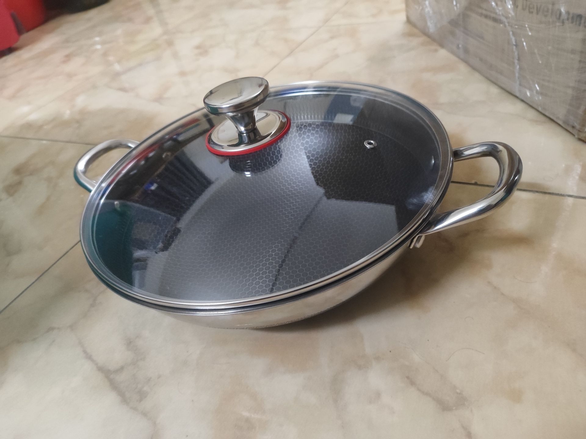 Honey comb kadai on sale 30 cm - Image 1