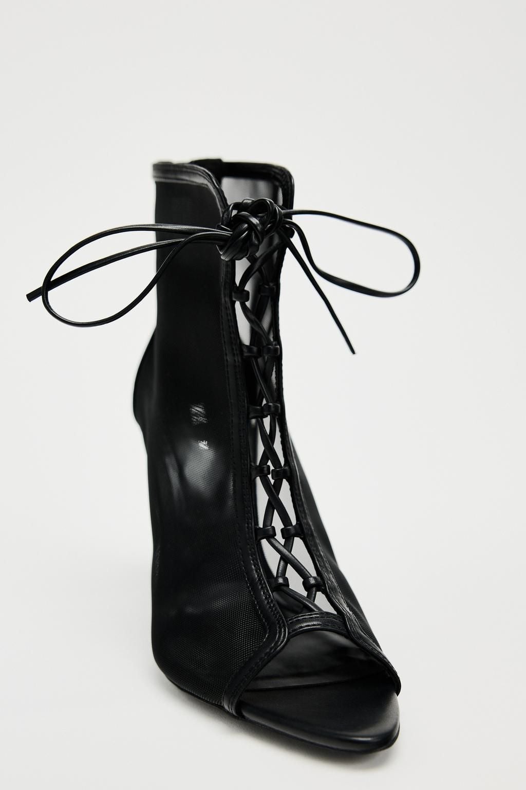 Zara High Black Heels New!! - Image 4