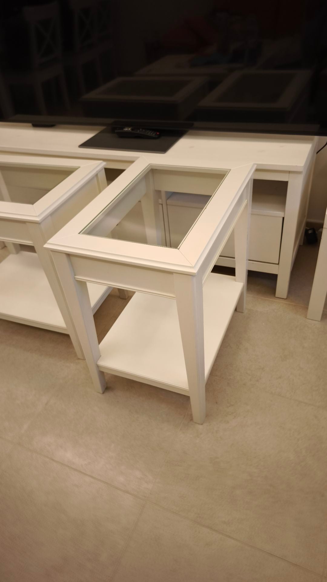 LIATORP
side table, white/glass - Image 3