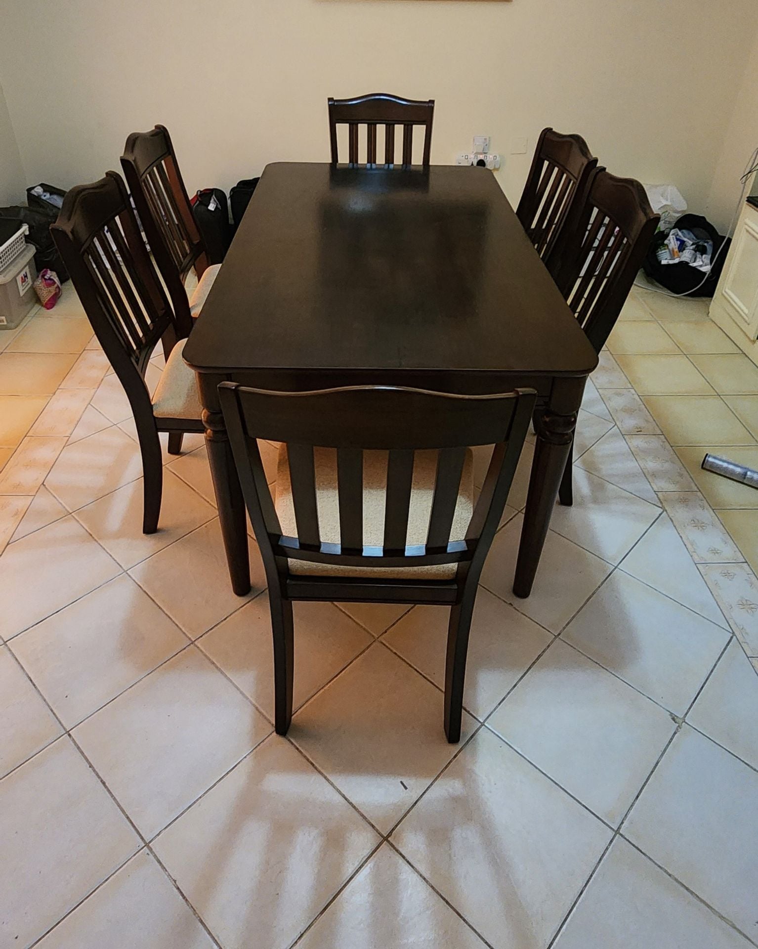 Dinning Table with 6 chairs  - Image 2