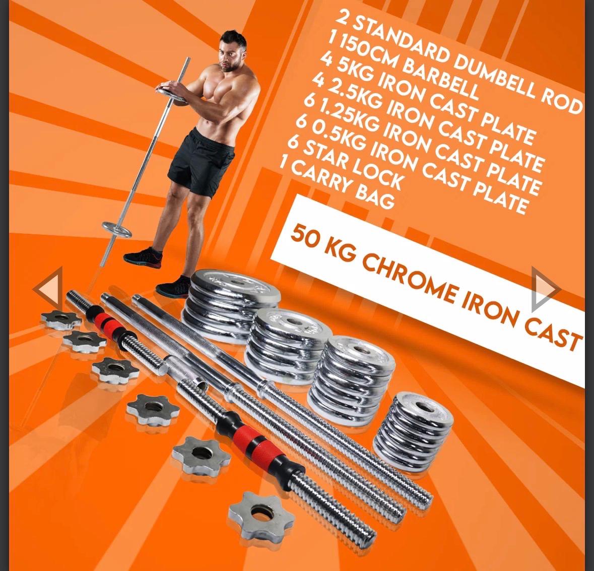 Dumbell Set 50KG ,Brand new - Image 4