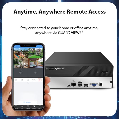 Secuview 8CH 4K NVR (Non-PoE) - Image 4
