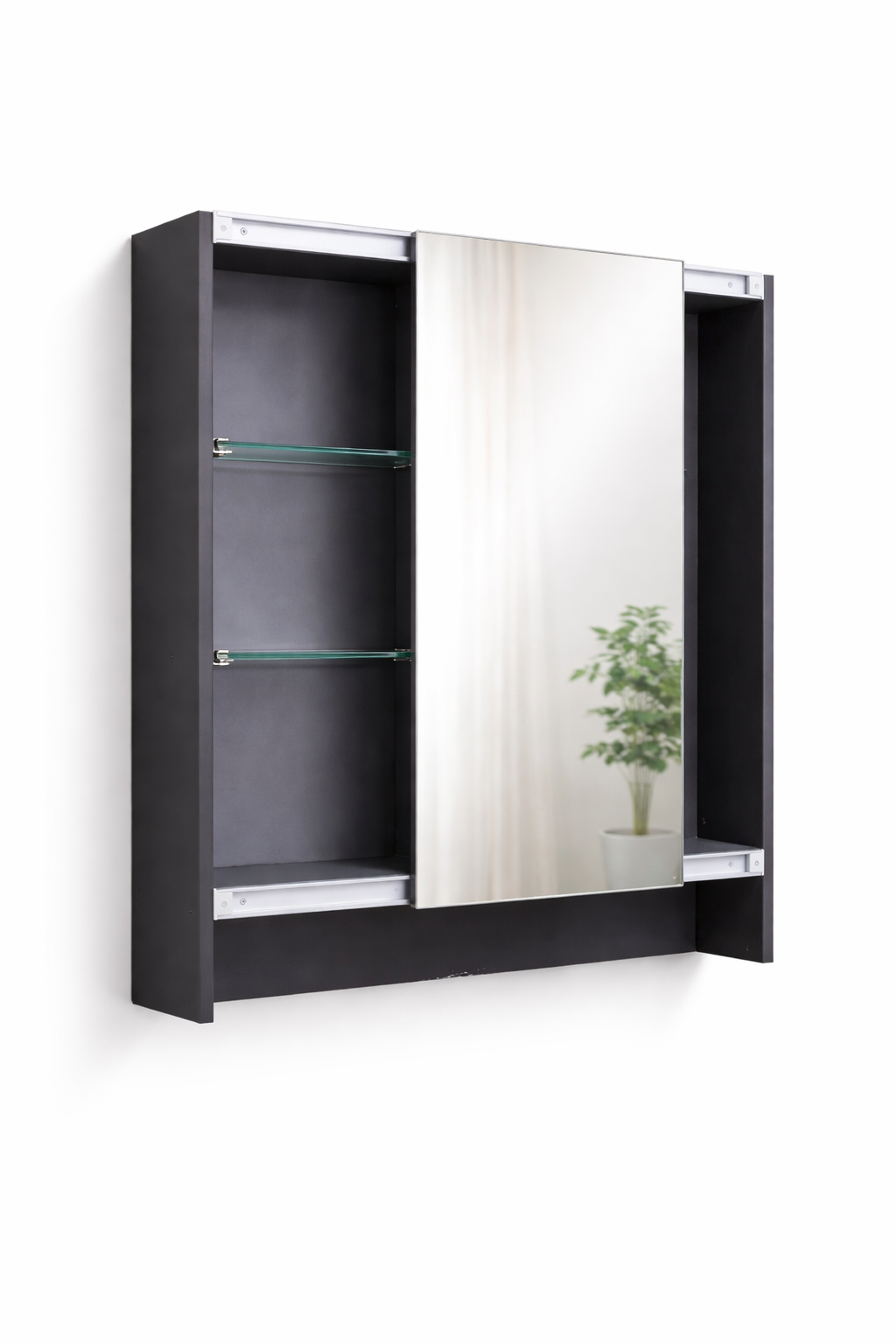 Wall Mounted Mirror Cabinet with Sliding Door - Image 1