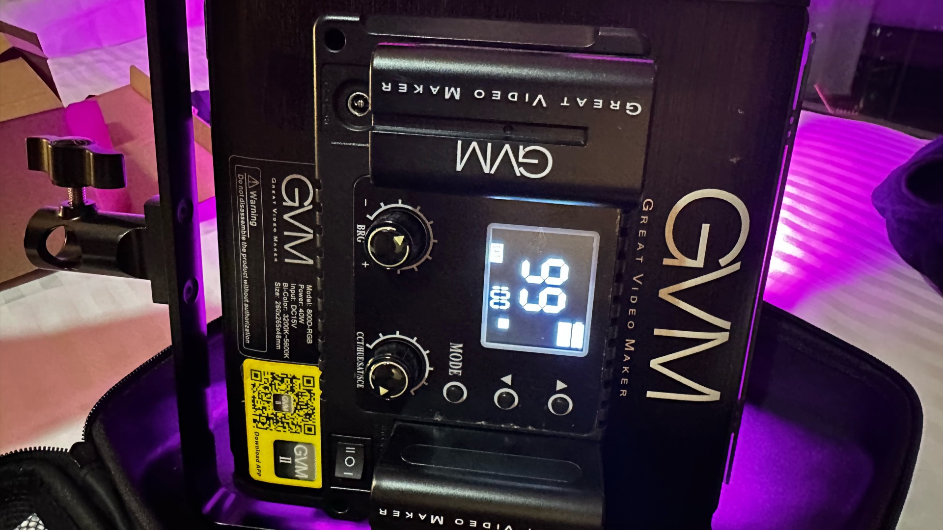 GVM led video light - Image 4