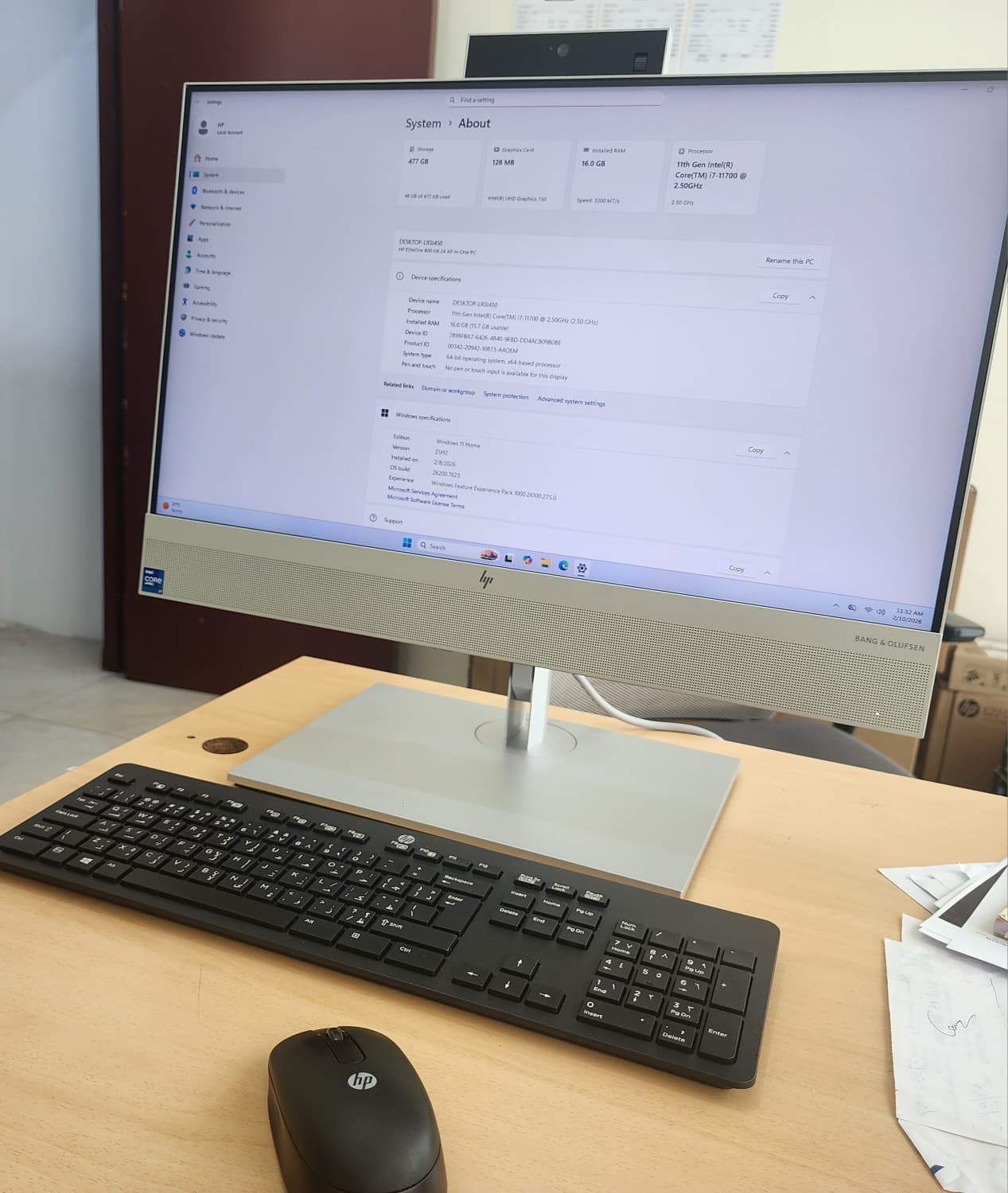 HP-i7-All-In-One PC-10th Gen 16 GB RAM-512 GB SSD HDD-(31323634) - Image 9
