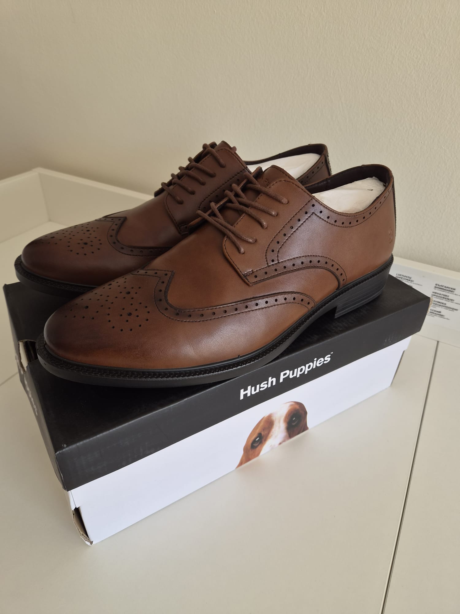Hush Puppies Brown Leather Brand New - Image 8