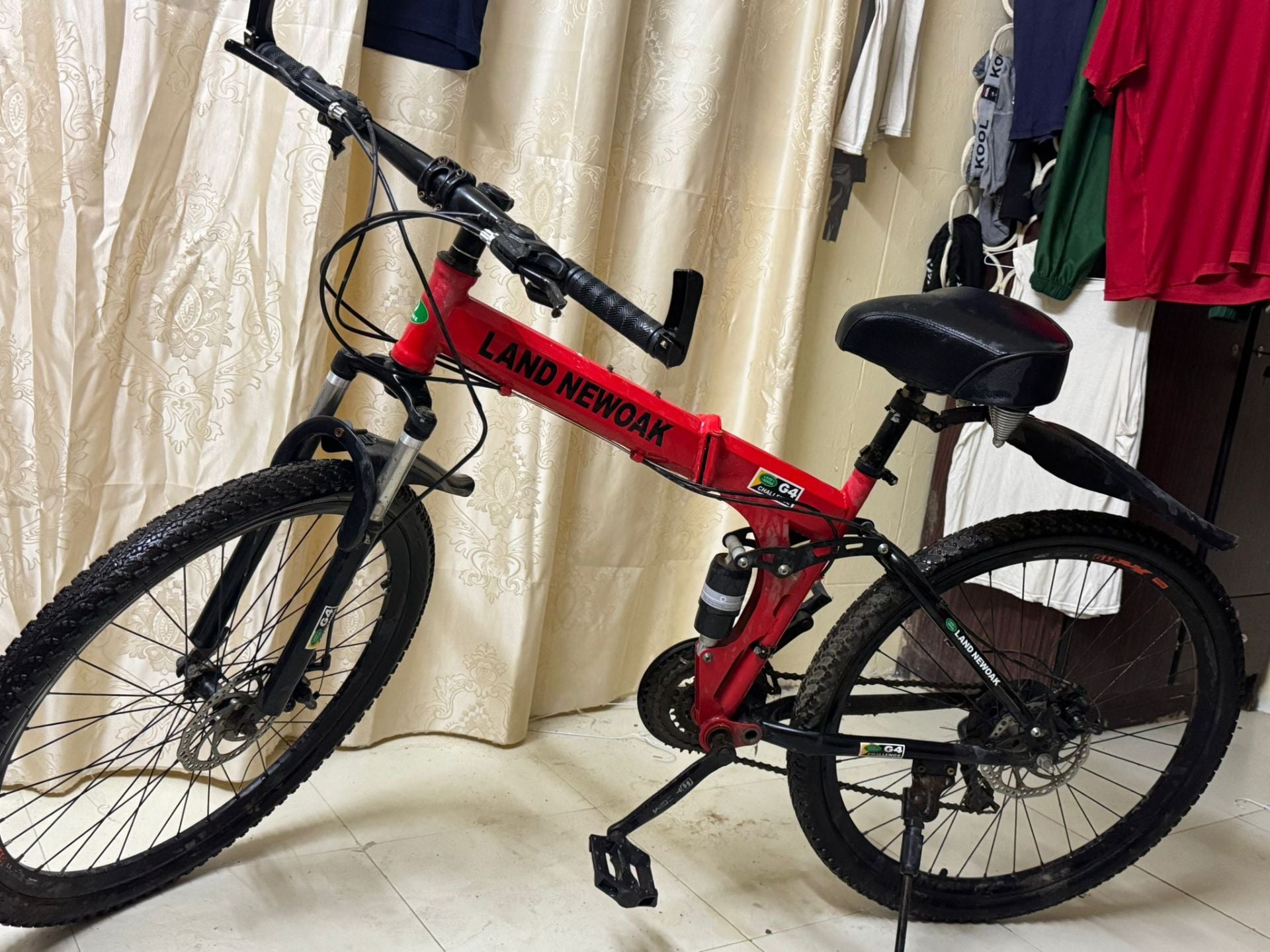 G4 Challenge Folding Mountain Bike - 26 inch, Dual Suspension - Image 1