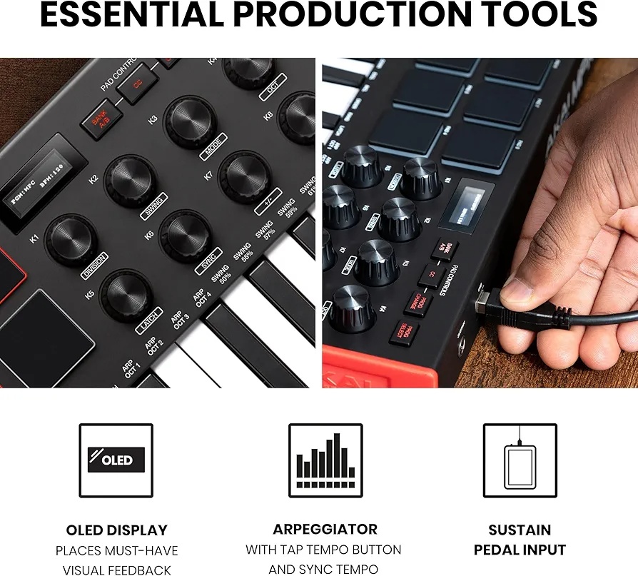 Akai Pro MPK Mini MK3 MIDI Keyboard Controller - Image 7