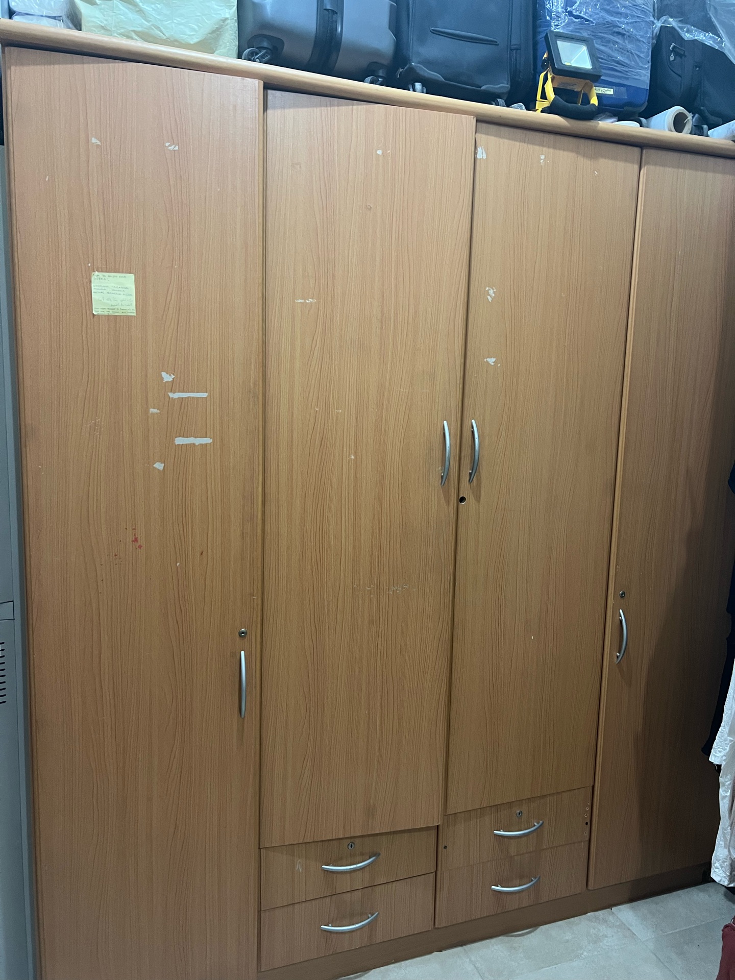 4Door cupboard with two drawer good condition  - Image 5