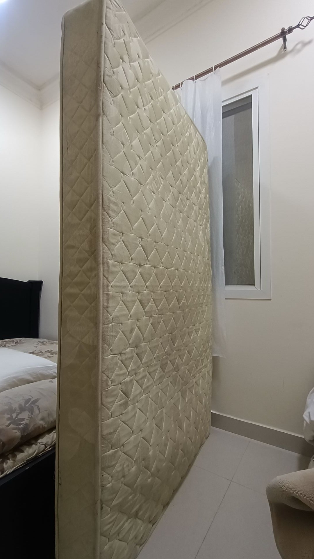 Cupboard and 120*200 Spring Mattress (18 cm height) - Image 2