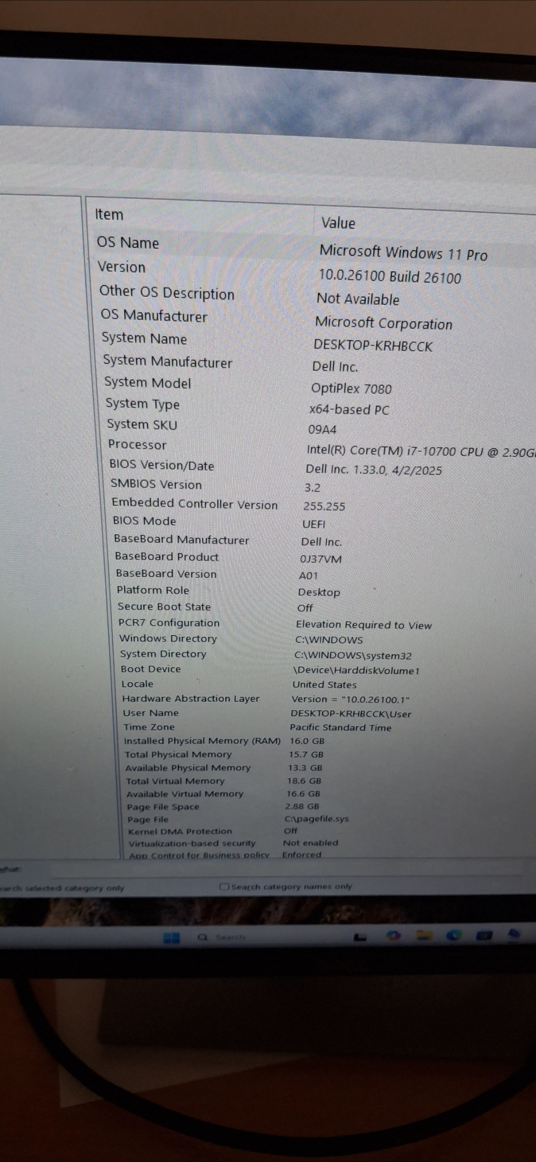 Dell Optiplex 7080 with monitor - Image 4