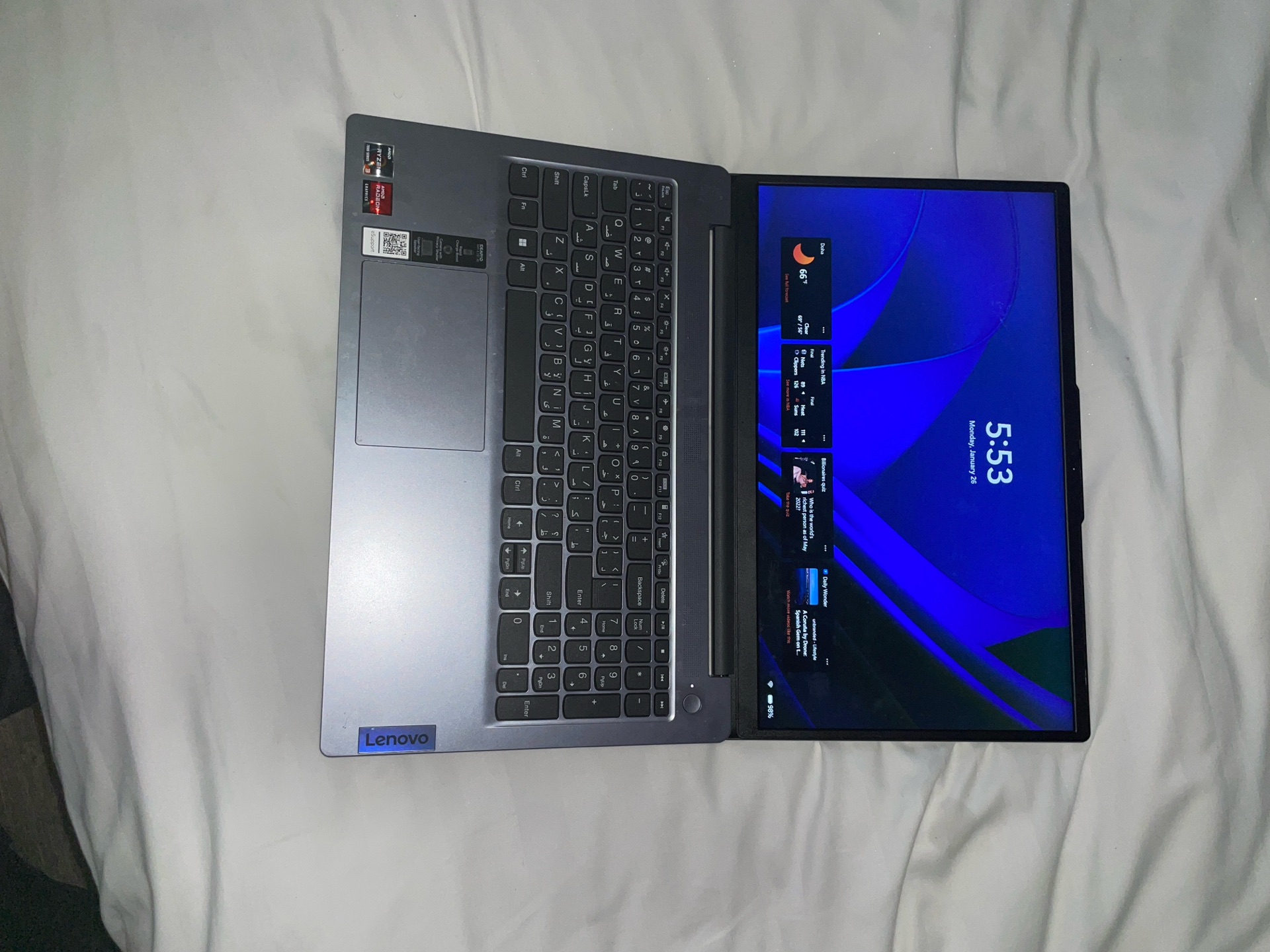 Lenovo IdeaPad Slim 3 (8GB RAM) (477SSD) STILL UNDER WARRANTY  - Image 2