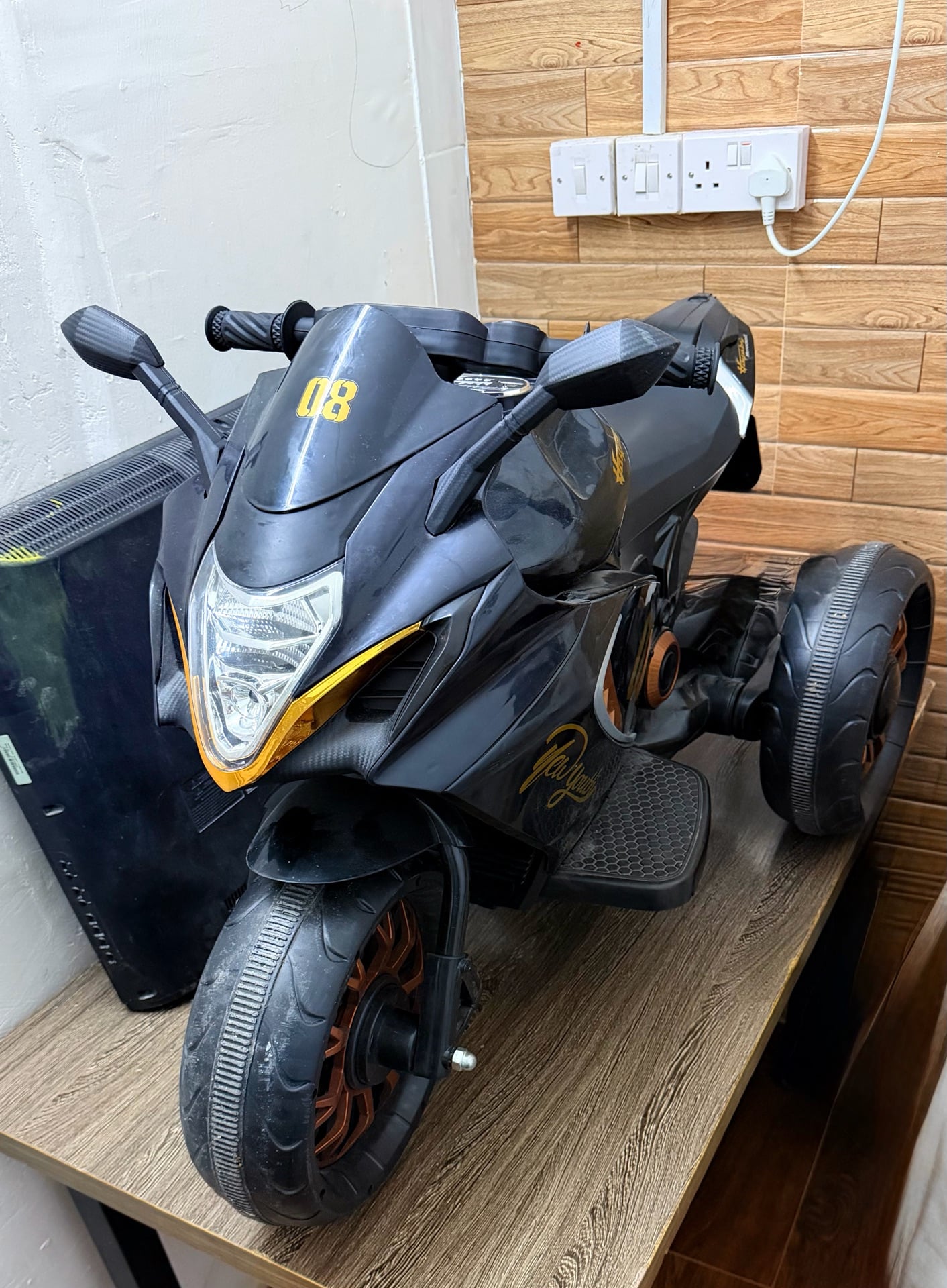 Kids Electric 3-Wheel Ride-On Motorcycle (With Charger) - Image 1