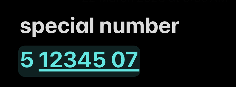 special number with 12345 series - Image 1