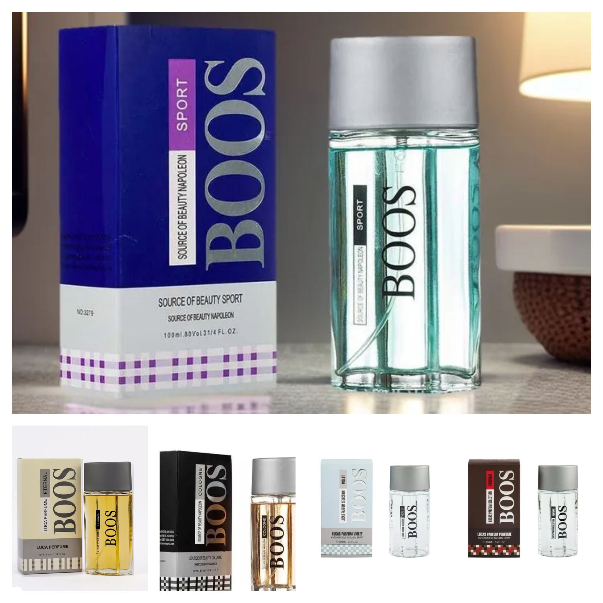 Boos Luca Perfume 5pcs Combo Set - Image 1