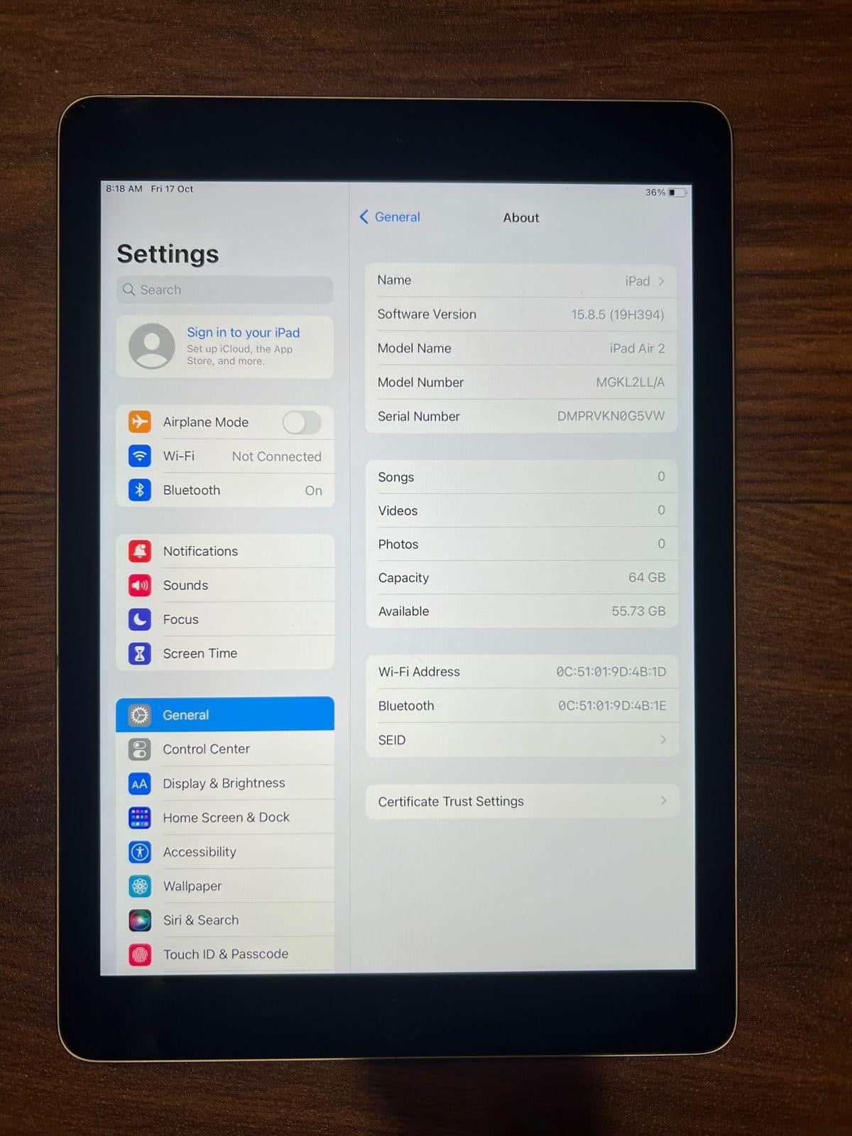 Apple iPad Air 2 64GB - Image 1