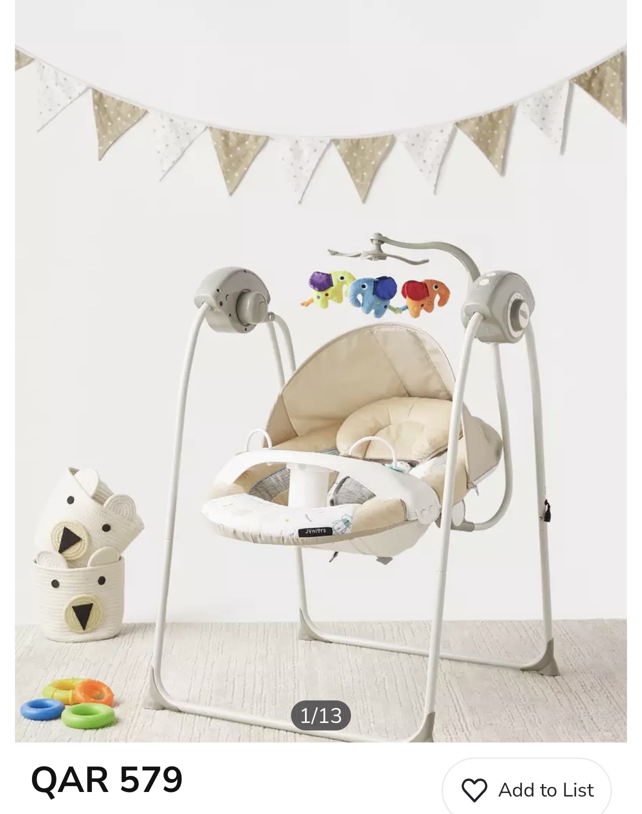 Juniors Baby Swing  - Image 4