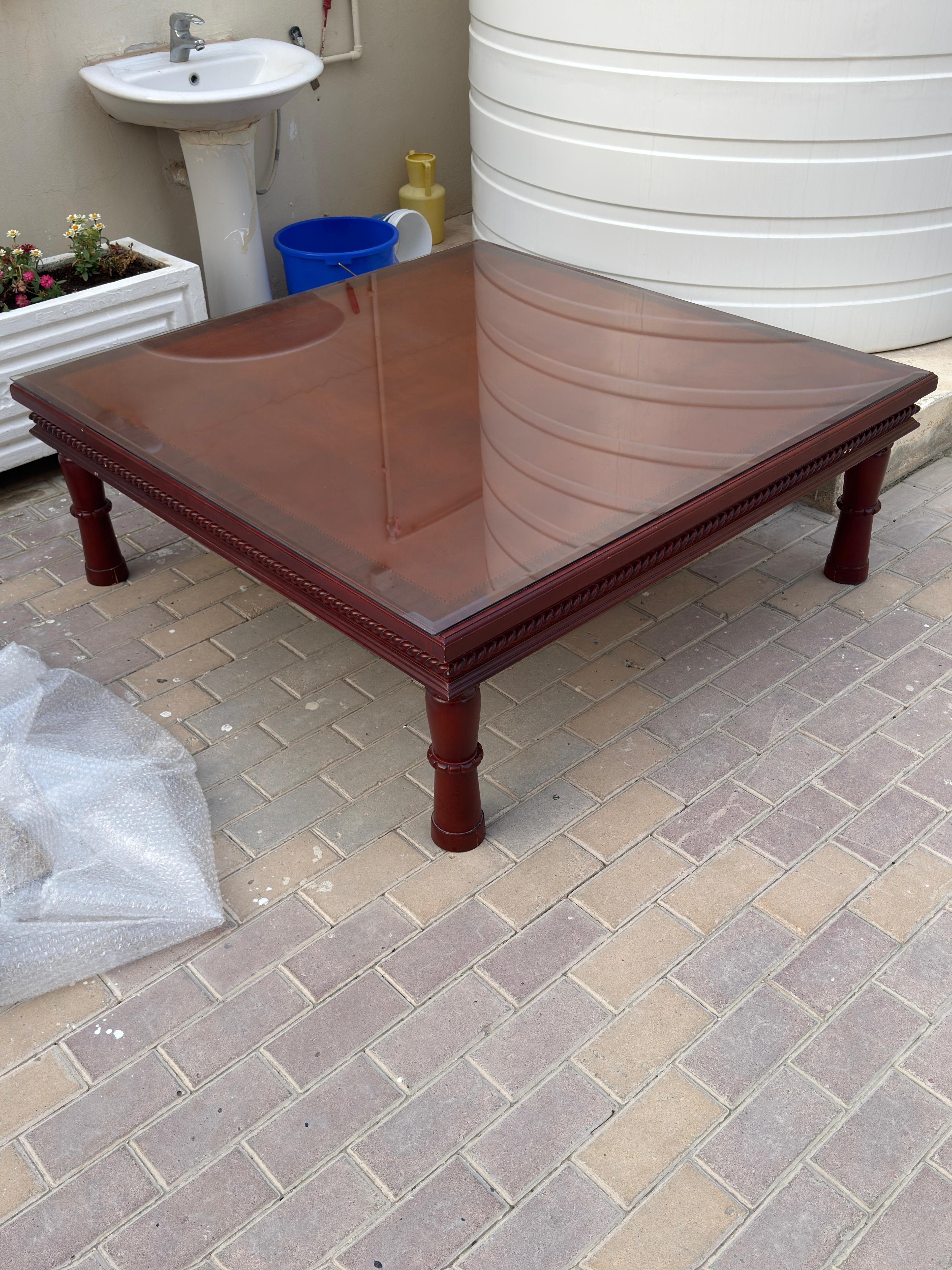 Table with Glass Top - Image 3