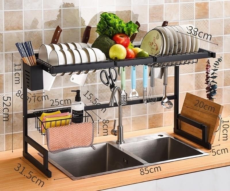Dish Rack over sink stainless steel for kitchen ( Brqnd New) - Image 5