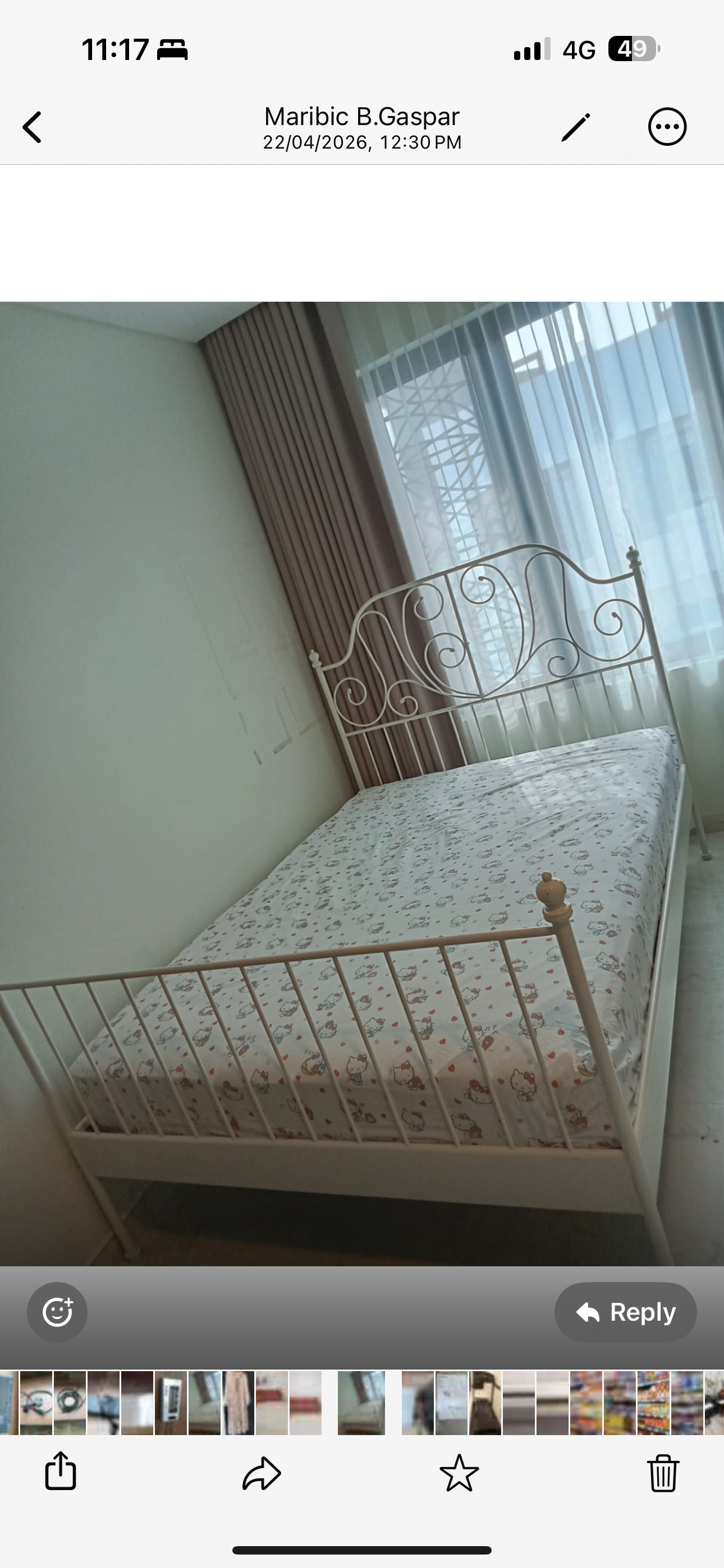 Bed with amazing matters  - Image 2