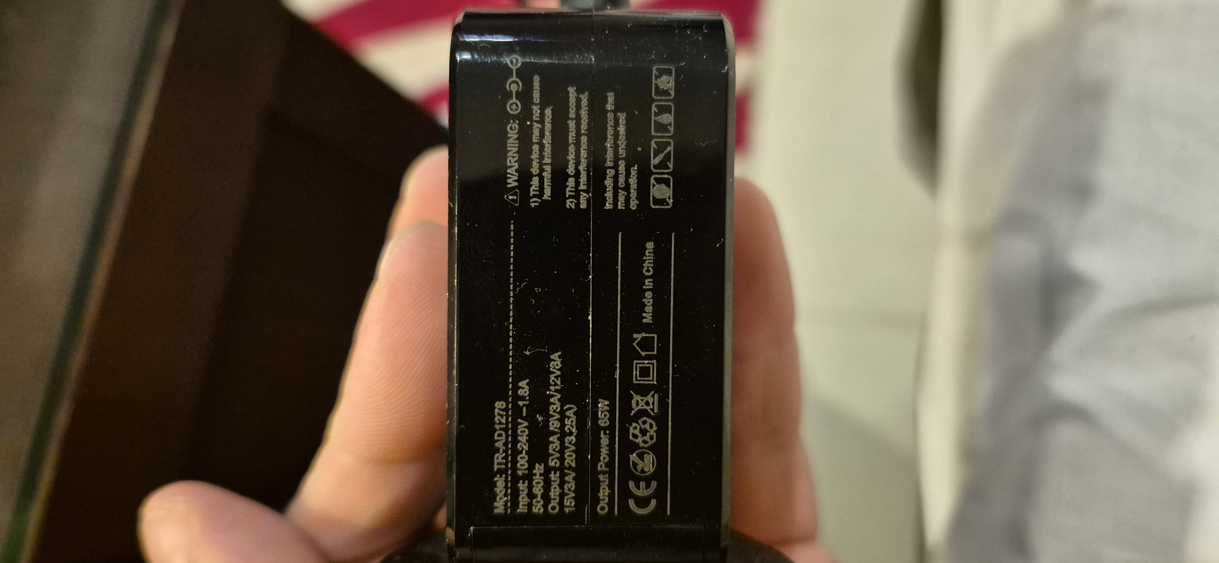 Laptop 65 W Type-C Power Adapter - Image 2